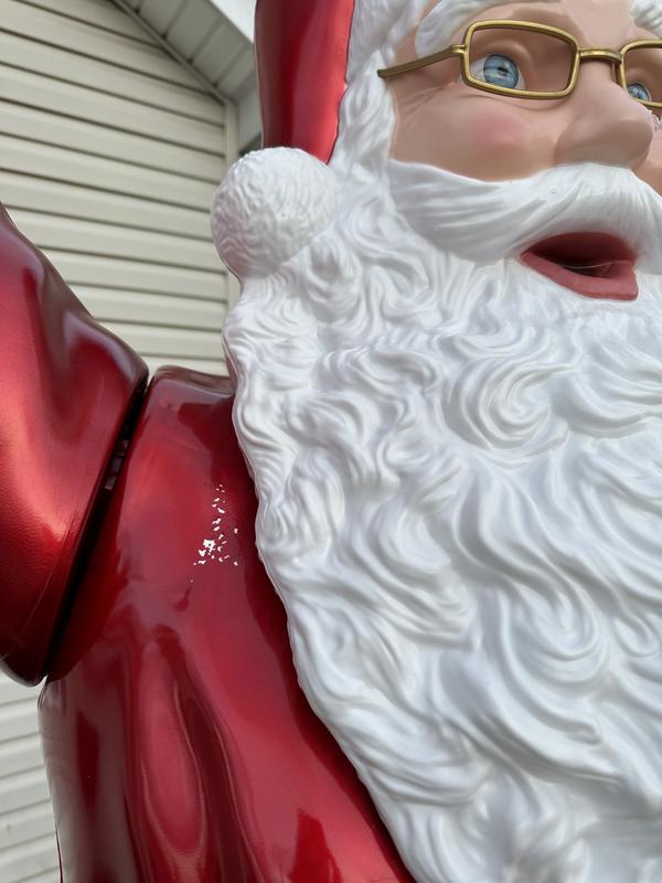 Home Accents Holiday 8 ft. Giant-Sized LED Towering Santa with Multi-Color  Lantern 23SV23825 - The Home Depot