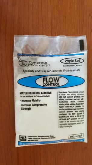 CTS CEMENT MANUF CORP 802100000 Rapid Set Flow Control