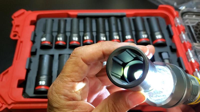 Milwaukee Shockwave 1/2 Inch Impact Socket Set – 16-Piece Long Sockets In Packout Organizer-1145328