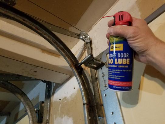 Minimalist Garage Door Lube Home Depot with Simple Decor