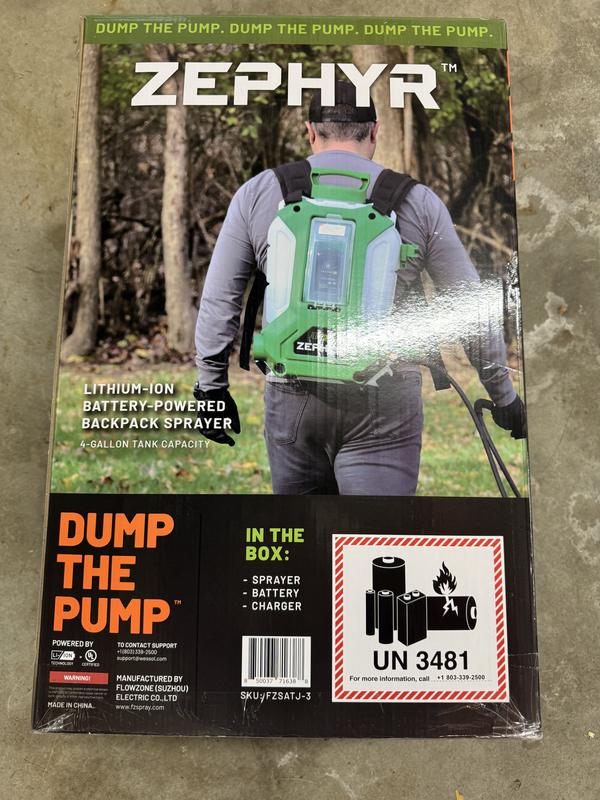 Reviews for FLOWZONE Zephyr Battery Backpack Sprayer [Tool Only 4