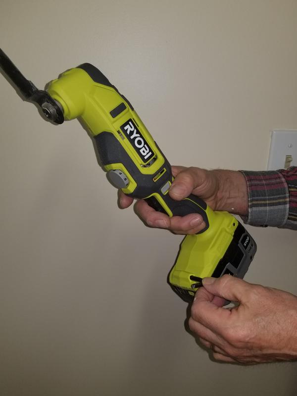 RYOBI ONE+ 18V Cordless Multi-Tool (Tool Only) with 4-Piece Wood