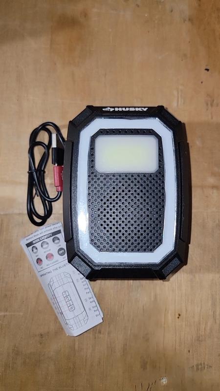Husky 1000 Lumen Rechargeable Color Changing Utility Light with