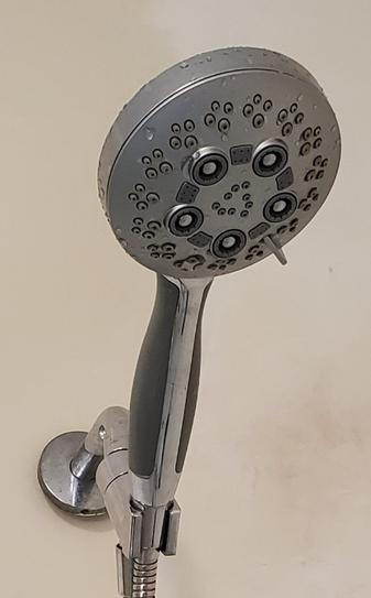 Rain Duet 3-Spray 1.75 GPM 5.125 in. Wall Mount Handheld Shower Head with Hose in Vibrant Brushed Nickel Rain Duet 3-Spray 1.75 GPM 5.125 in. Wall Mount Handheld Shower Head with Hose in Vibrant Brushed Nickel