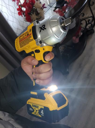 Reviews for DEWALT 20V MAX XR Cordless Brushless 1 2 in. High Torque Impact Wrench with Detent Pin Anvil and 1 20V 4.0Ah Battery Pg 4 The Home Depot