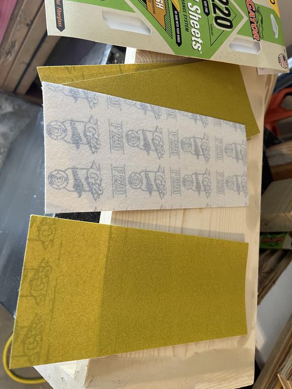 Gator AlumiNext Speed Sheets 3-2/3 in. x 9 in. 60 Grit