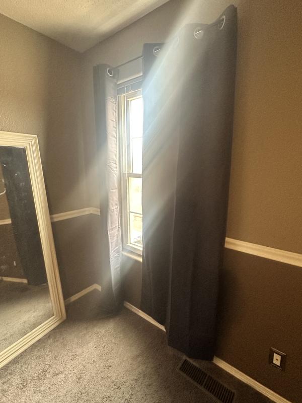 LiGHTSOUT with EnerShield Technology Alona Grey 38 in. W x 84 in