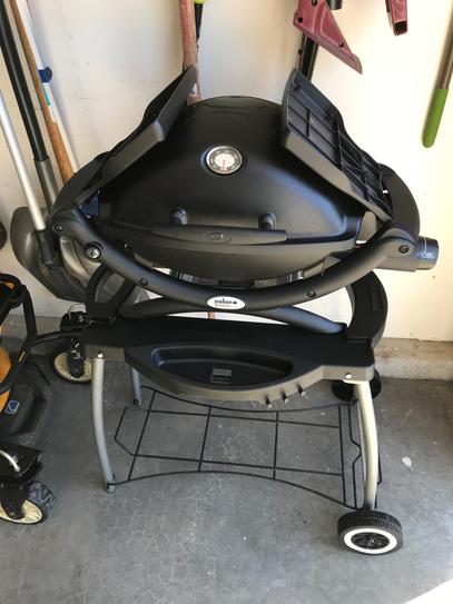 Weber Q 1200 1-Burner Portable Tabletop Propane Gas Grill ...