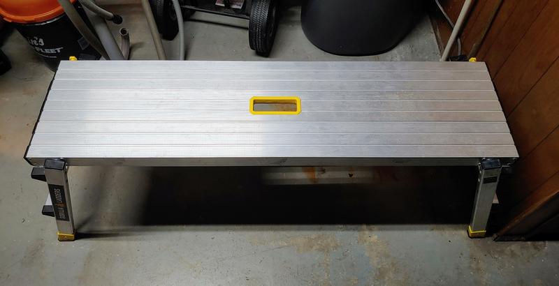 Have a question about Gorilla Ladders 4 ft. x 12 in. x 20 in