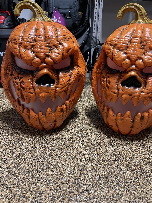 Home depot Home Accents Holiday 21 in buy Grimacing LED Pumpkin Jack O' Lantern