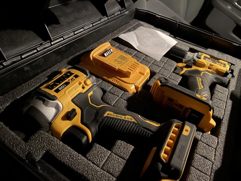 DEWALT TSTAK VI 17 in. Stackable Deep Tool Storage Box DWST17806