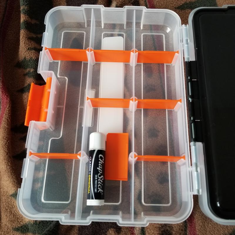 TACTIX 22-Compartment Plastic Double Sided Small Parts Organizer