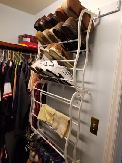 Sunbeam 36 pair over the door shoe rack sale