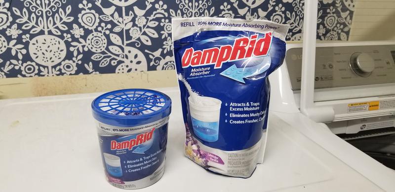 DampRid 11 Oz Moisture Absorber – Fresh Scent, Disposable, For Basements, Closets, Laundry Rooms, Boats, RVs, Cars – Prevents Mold & Musty Odors