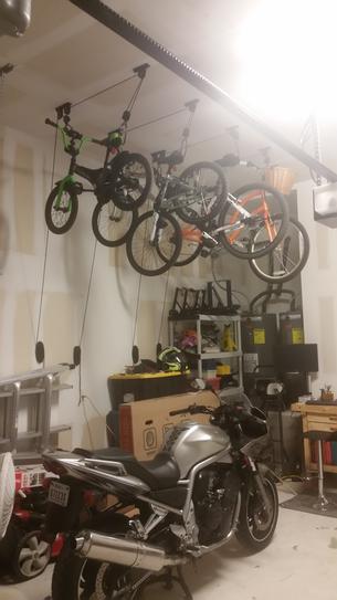 Racor 1 Bike Ceiling Mount Bike Lift Pbh 1r At The Home Depot Mobile