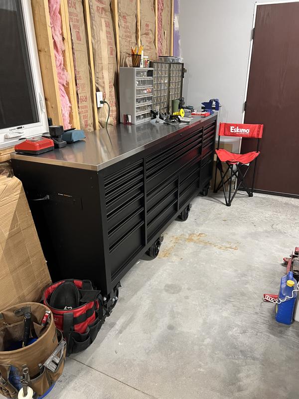 Reviews for Husky Tool Storage Heavy Duty 96 in. W x 24 in. D