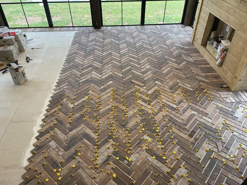 MSI Capella Red Brick 2 in. x 18 in. Matte Porcelain Floor and