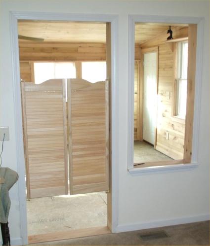 Pinecroft 30 In X 42 In Louvered Wood Cafe Door 853042 At The