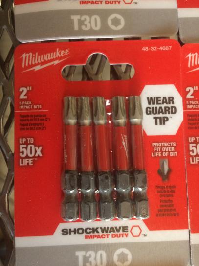 Milwaukee SHOCKWAVE Impact Duty 2 in. T30 Torx Alloy Steel