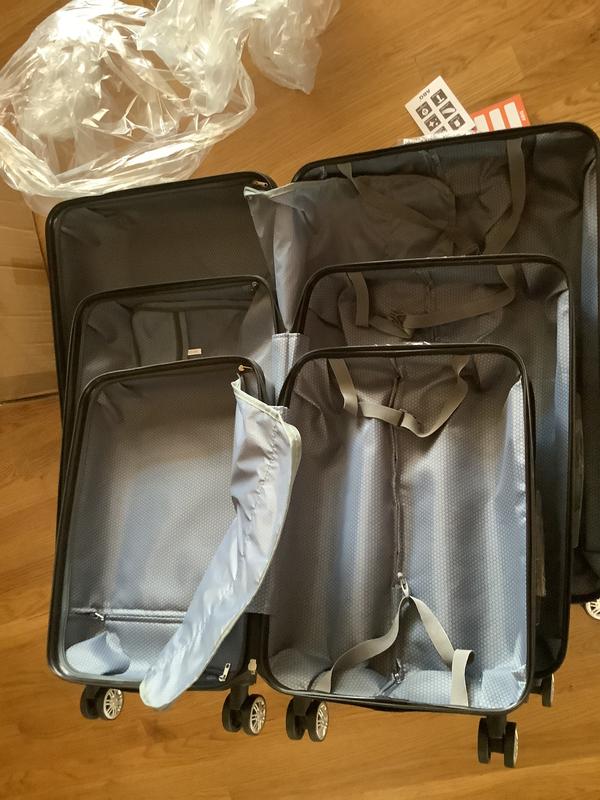 HIKOLAYAE Marathon Lakeside Nested Hardside Luggage Set in Maroon