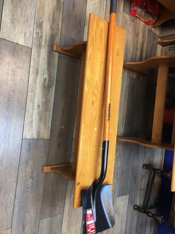 Ames True Temper Wood Handle Square Point Shovel