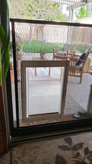 Unique Home Designs 36 In X 30 In White Steel Pet Grille