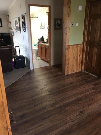  Home  Decorators  Collection  Distressed Brown Hickory 12 mm 