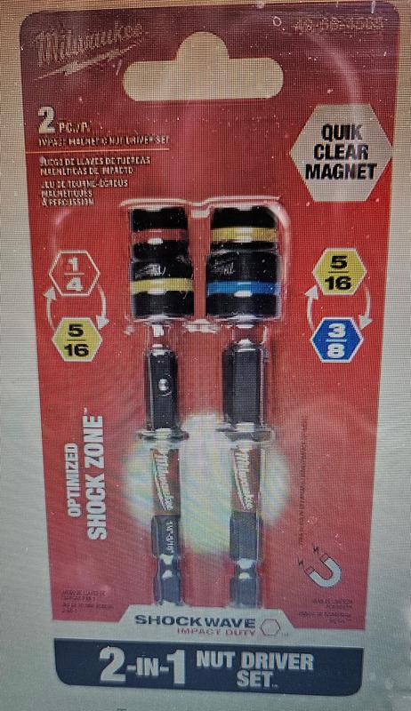 Milwaukee SHOCKWAVE Impact-Duty Quik-Clear 2-In-1 Alloy Steel