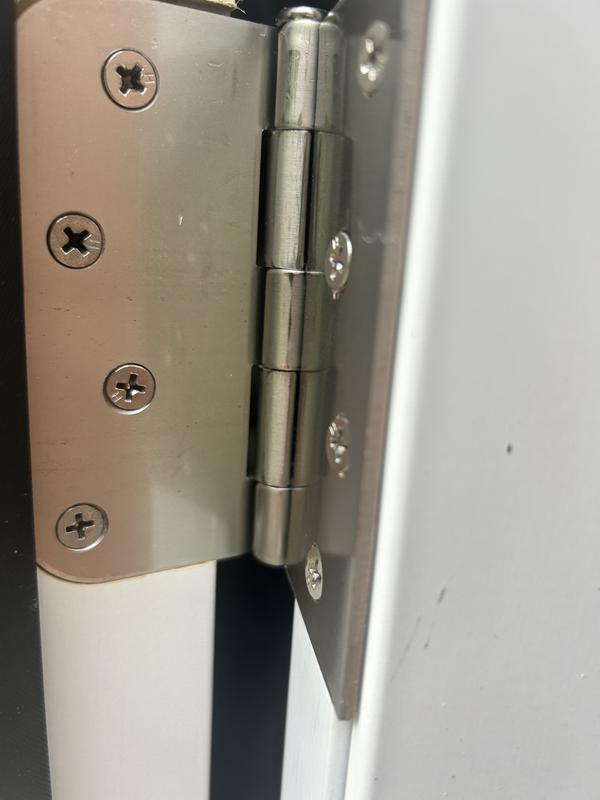 JELD-WEN 32 in. x 80 in. 2 Panel Right-Hand/Inswing 9-Lite Clear