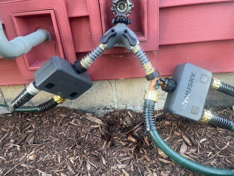 Husky Smart Watering Timer for Irrigation and Sprinklers Powered