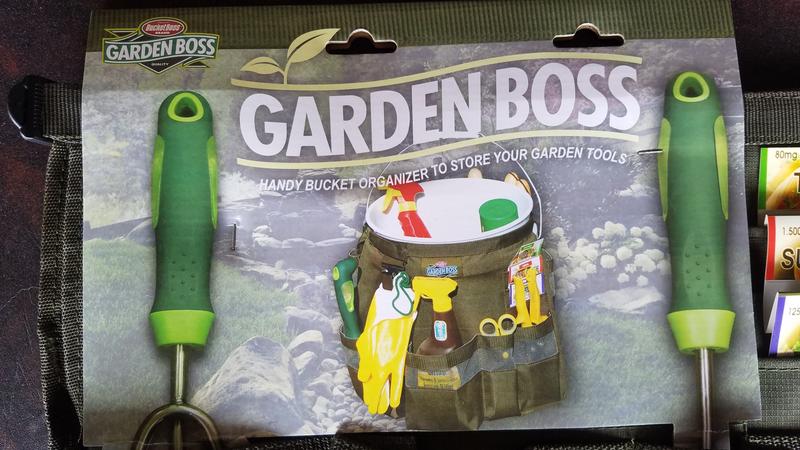 Heavy Duty 5 Gallon Bucket Organizer Garden DIY Tools Carrier Holder Totally with 42 Pockets - Green Black, Men's, Size: 17.9 x 11.8