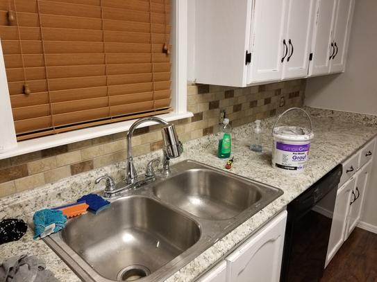 Hampton Bay 10 Ft Laminate Countertop In Typhoon Ice With