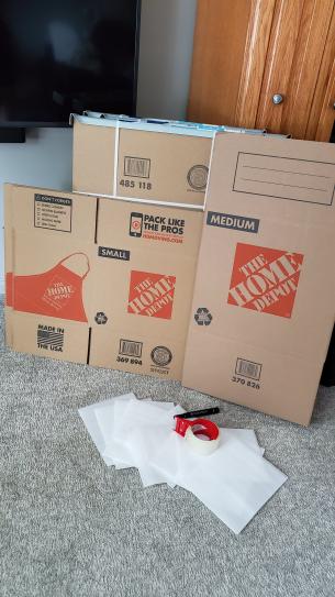 The Home Depot 80-box 3 Bedroom Moving Box Kit