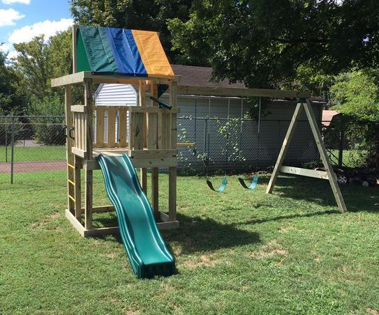 swing n slide cool wave slide