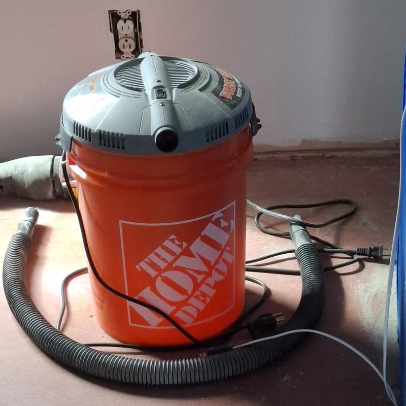 Bucket Head 5 Gal. 1.75 Peak HP Wet Dry Vac Powerhead Shop Vacuum