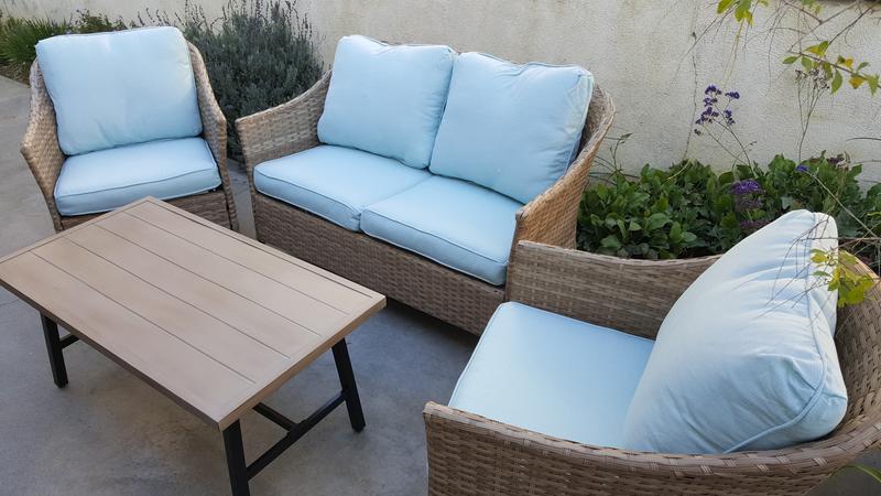 GOODENOUGH ウーブンクッション他４点セット Have a question about StyleWell Park Pointe 4-Piece Wicker
