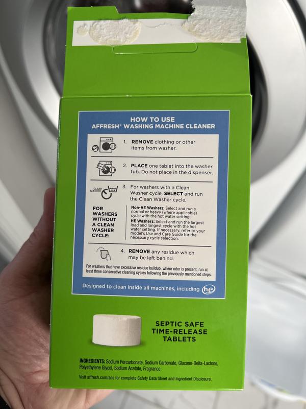 Reviews for Affresh 8.4 oz. Washer Cleaner 6 Pack Pg 1 The Home Depot