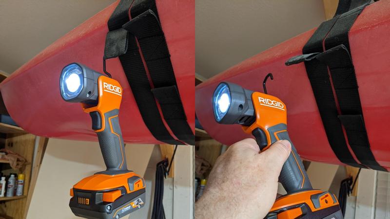 RIDGID 18V LED Worklight Kit with 2.0 Ah Battery and Charger