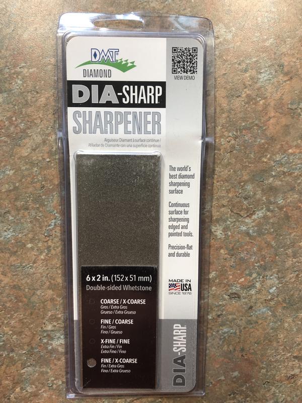 Pierre à Affûter Diamant DMT Dia-Sharp Coarse, 6 Pouces (15.2cm) - Pour Couteaux Et Outils