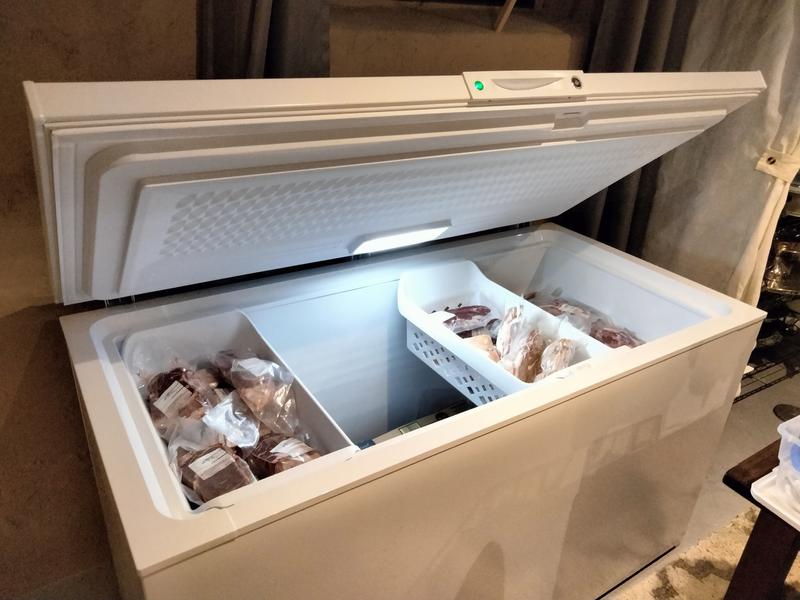 14.8 cu. ft. Manual Defrost Chest Freezer with LED Light