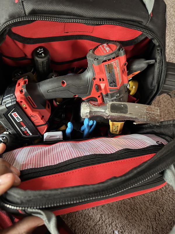 Milwaukee 15 in. Ultimate Jobsite Backpack with Screwdriver Set