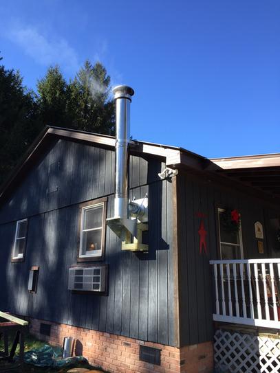 Duravent Duraplus 6 In Through The Wall Chimney Stove Vent Kit