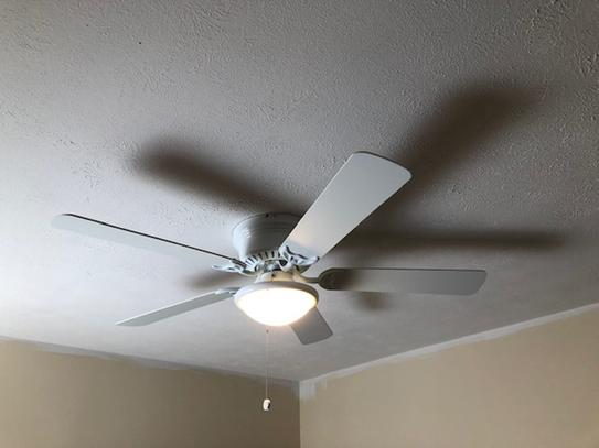 Hugger 52 In Led Indoor Brushed Nickel Ceiling Fan With Light Kit