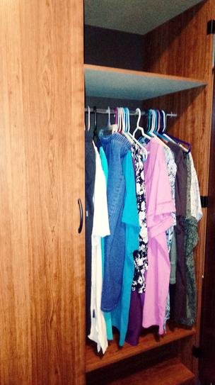 Ameriwood Wardrobe Storage Closet With Hanging Rod And 2 Shelves