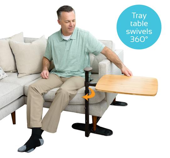 Stander Wonder Tray Plus 20 in. x 15 in. Rectangular MDF End Table with ...