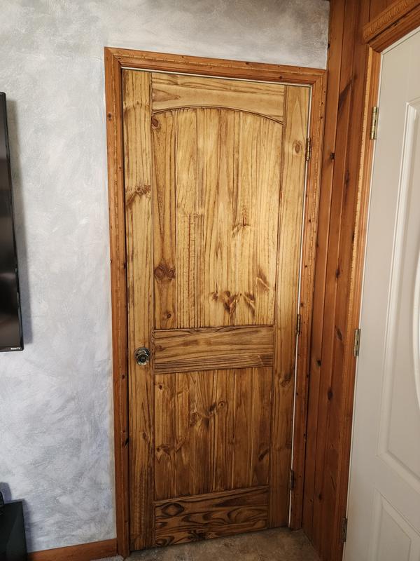 eightdoors 28 in. x 80 in. x 1-3/8 in. 2-Panel Arch Top V