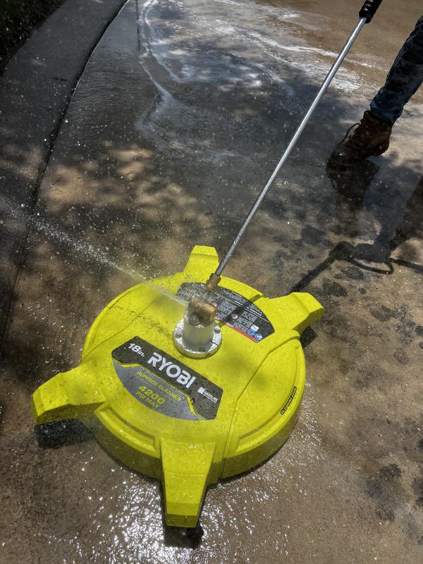 RYOBI 18 in. 4200 PSI Quick Connect Pressure Washer Surface