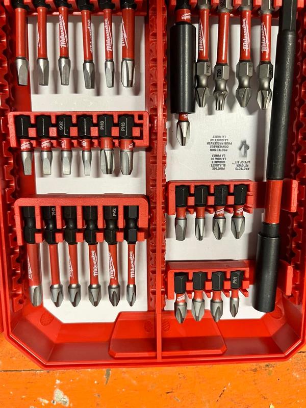 drt セット Milwaukee SHOCKWAVE Impact-Duty Alloy Steel Screw Driver Bit Set