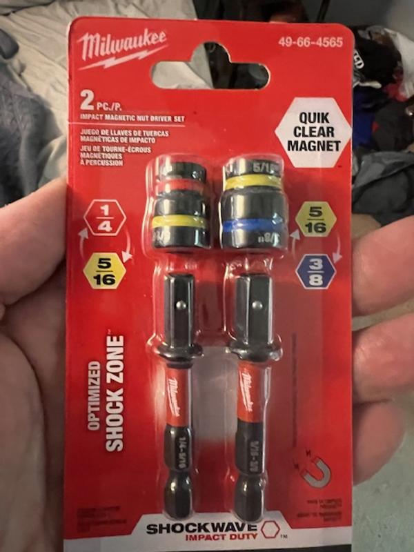 Milwaukee SHOCKWAVE Impact-Duty Quik-Clear 2-In-1 Alloy Steel