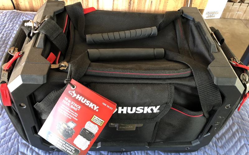 Husky 19 In. STACK TOOL BAG 1H-2218-EXO - The Home Depot